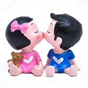 Valentine Day Gift for Girls Boys Girlfriend Boyfriend Husband Wife Lover-Magnet Kissing Couple