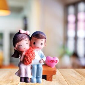 Love Couple Figurine Statues, Home Decor, Wedding Favor, Anniversary or Valentine's Day Present