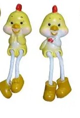 LEG HANGING DUCK  SIBLING SET